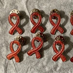 Breast Cancer Awareness Tac Pins 10 pieces